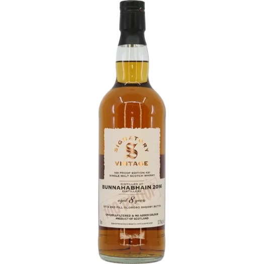 signatory 100 proof bunnahabhain 31