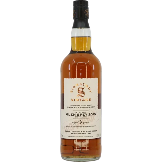 signatory 100 proof glen spey 37