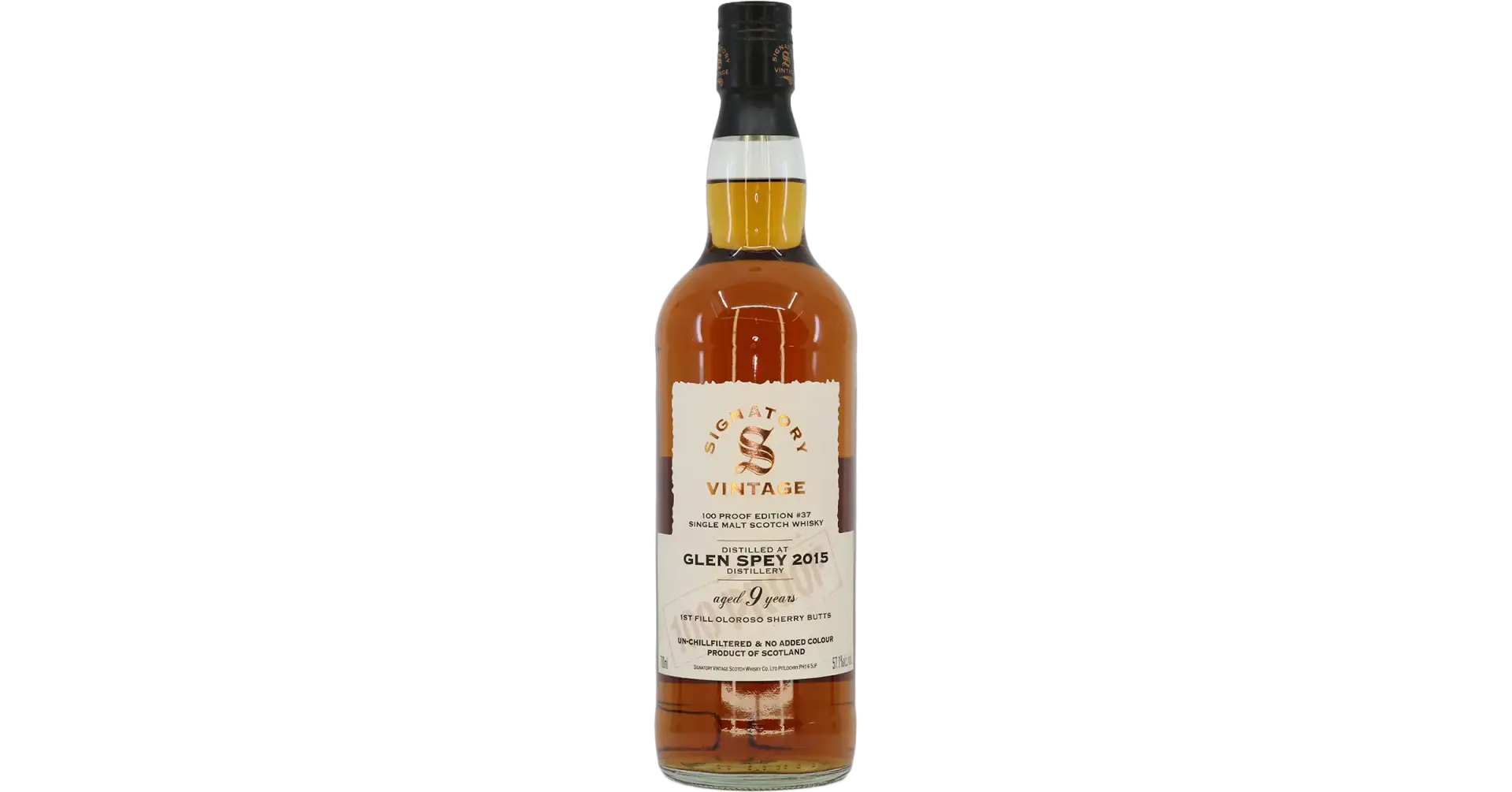 signatory 100 proof glen spey 37