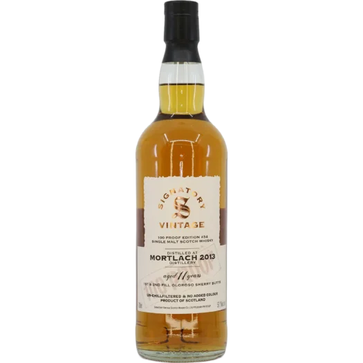 signatory 100 proof mortlach 34