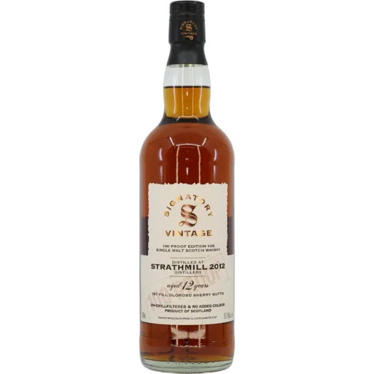 signatory 100 proof strathmill 36