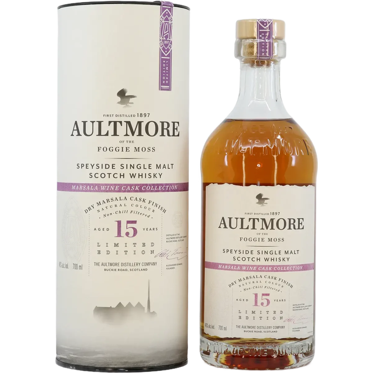 Aultmore 15 years marsala dry