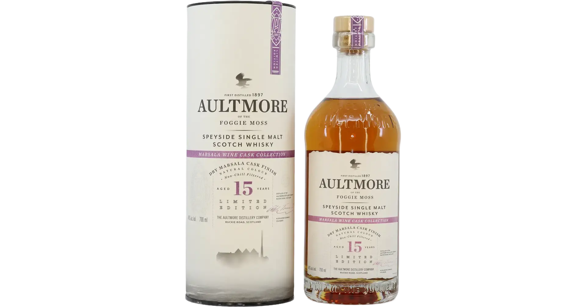 Aultmore 15 years marsala dry