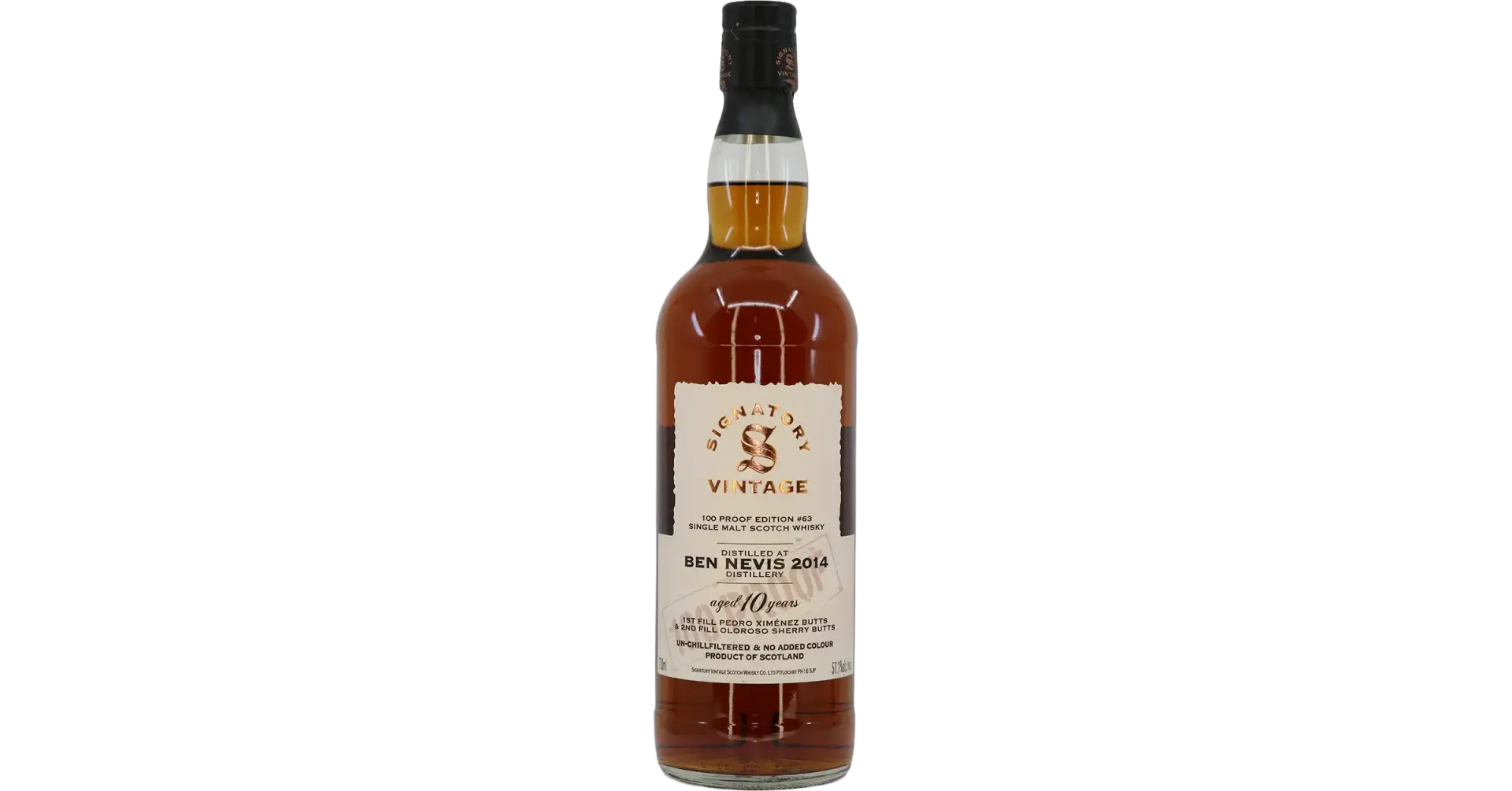 Signatory 100 proof Ben Nevis #63