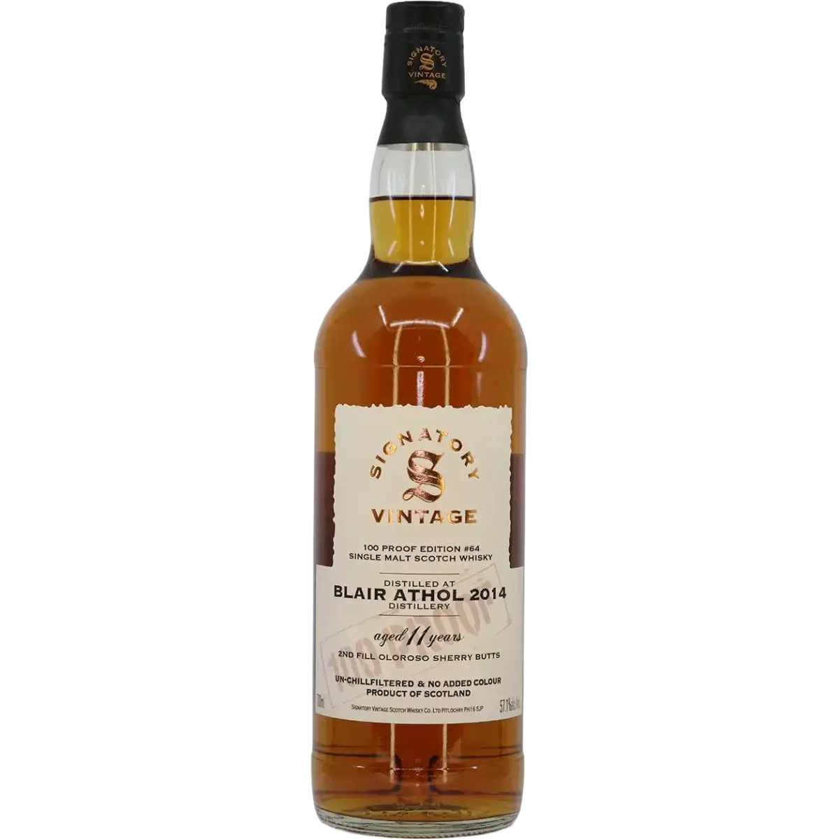 Signatory 100 proof Blair Athol #64