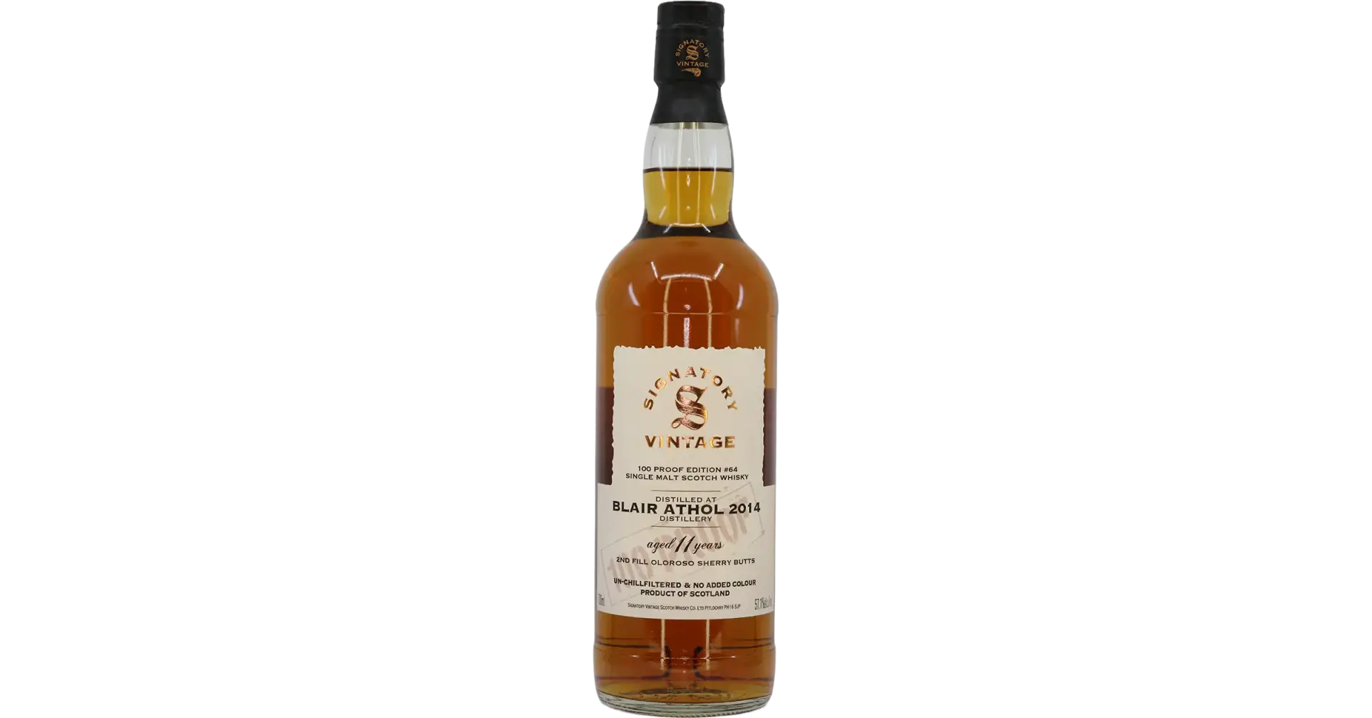 Signatory 100 proof Blair Athol #64