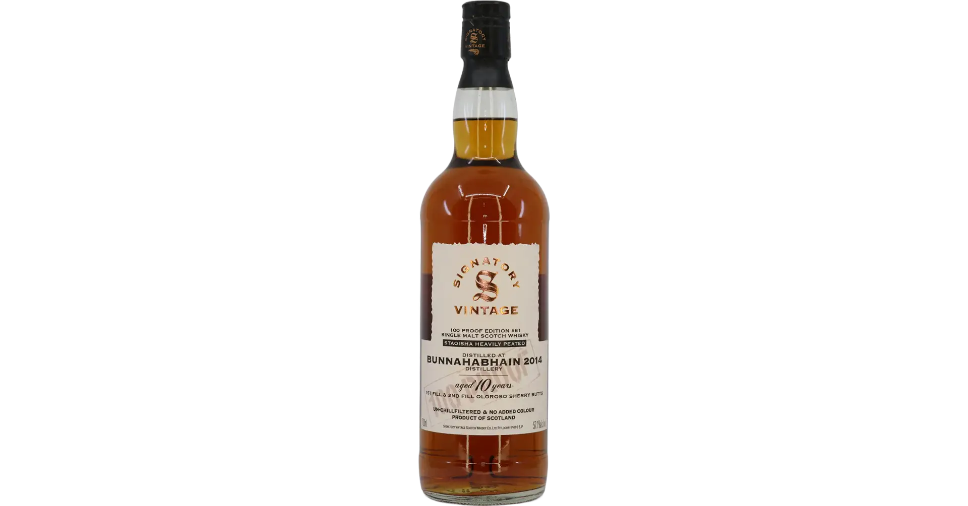 Signatory 100 proof Bunnahabhain #61