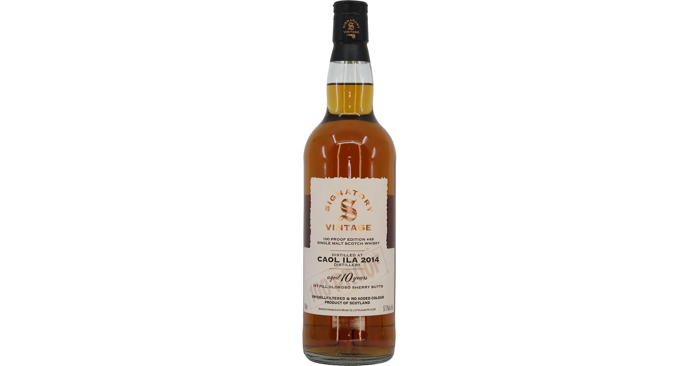 signatory 100 proof caol ila #49