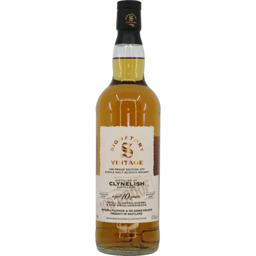signatory 100 proof clynelish #77