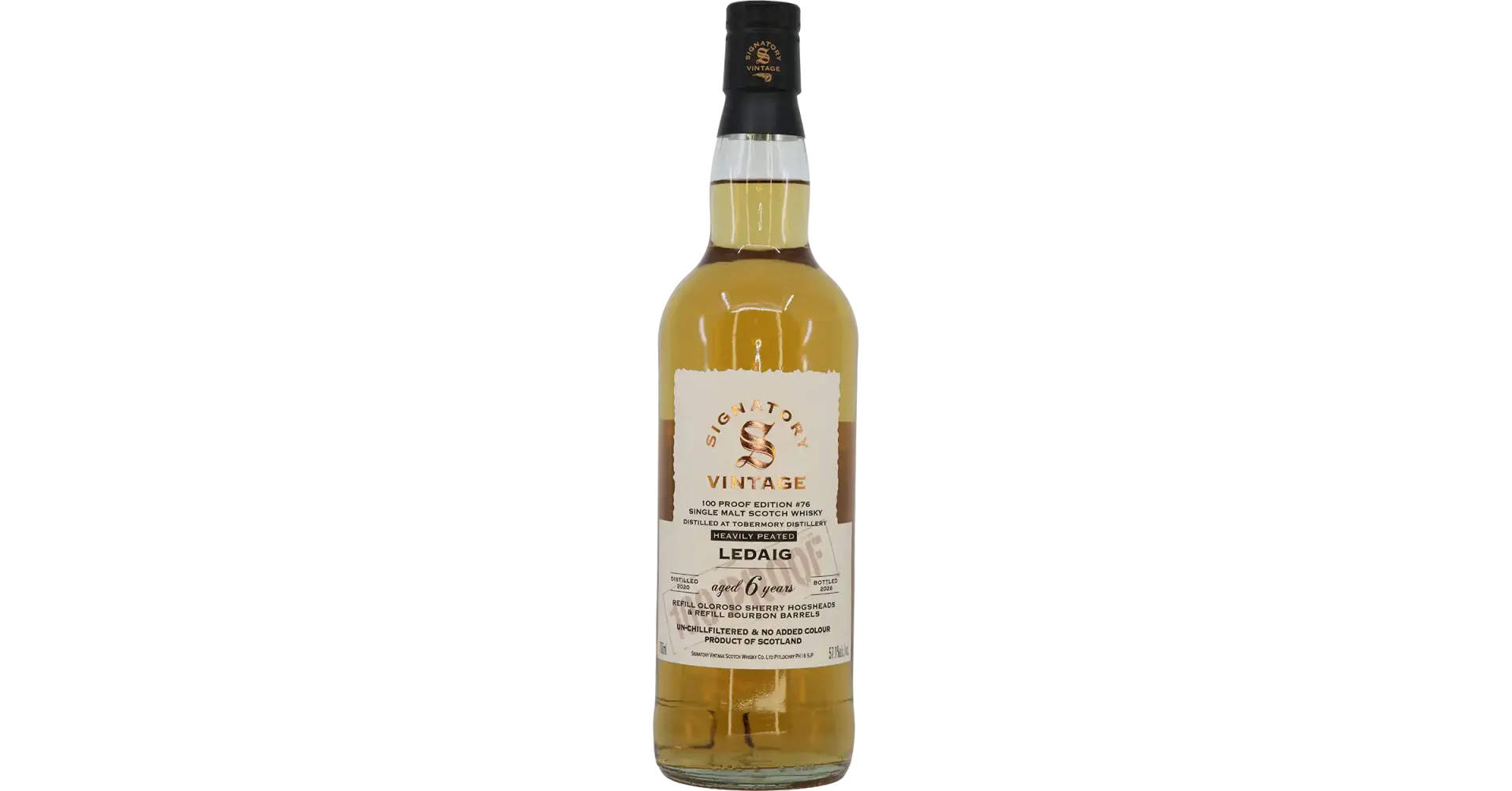 signatory 100 proof ledaig #76
