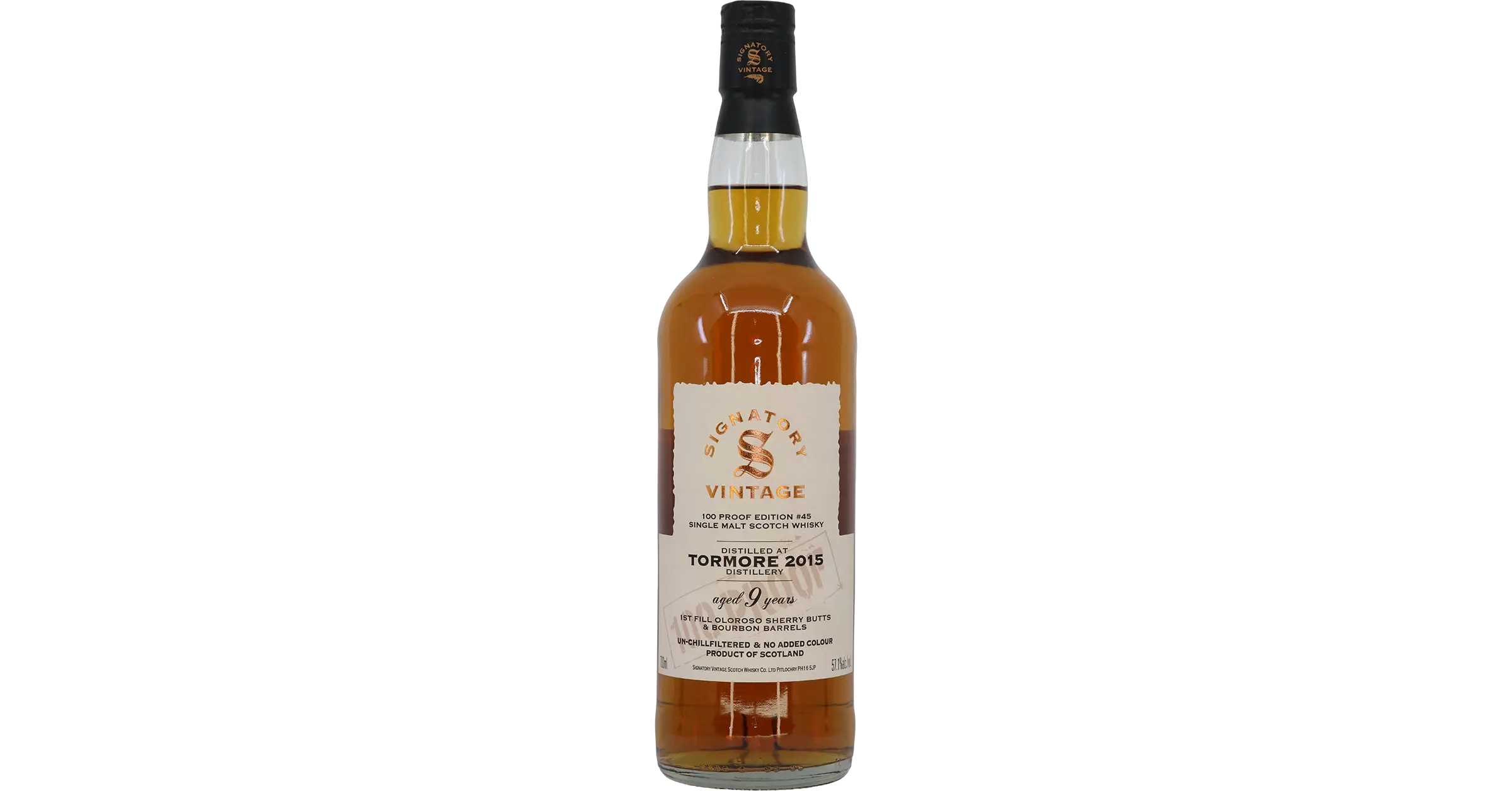 signatory 100 proof tormore #45