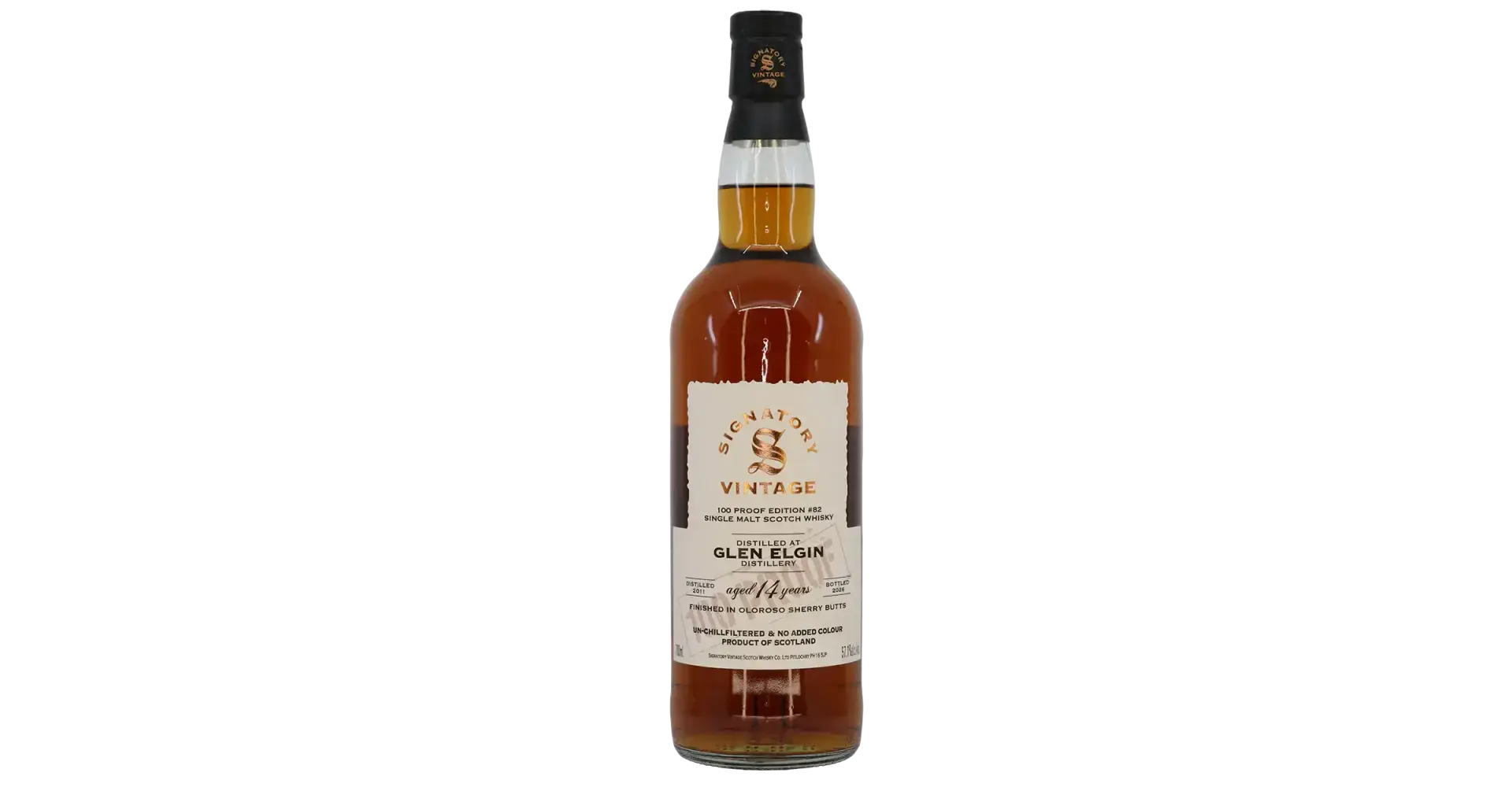 signatory 100 proof glen elgin #82