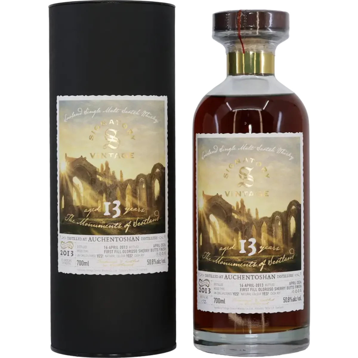 Auchentoshan 13 yrs Signatory Monuments